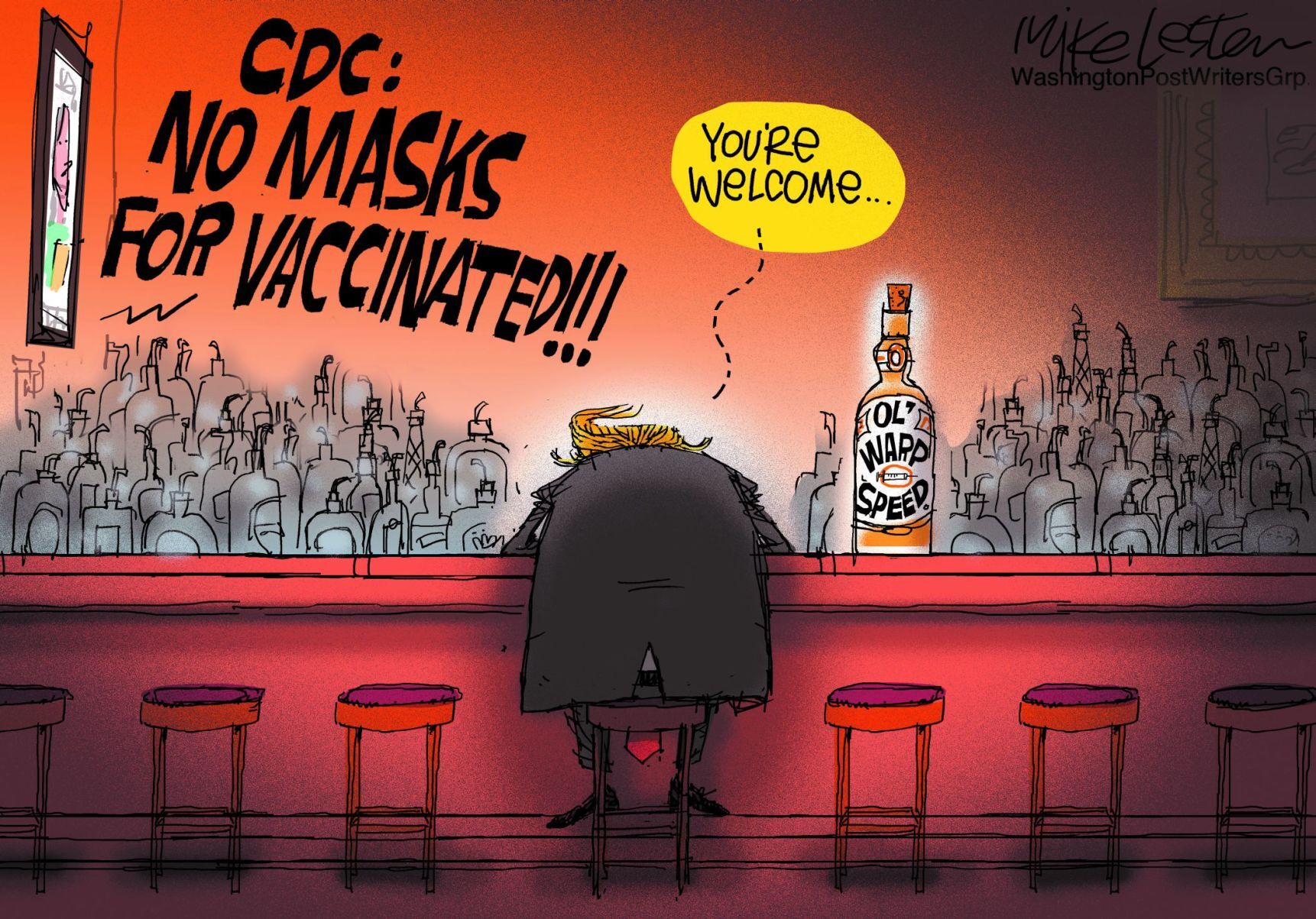 Mike Lester cartoon
